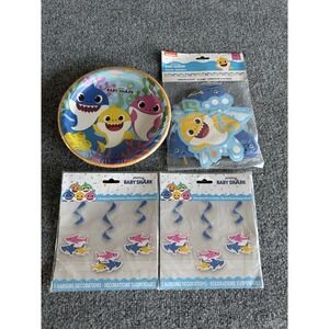Party Supply Lot Of Baby Shark Decorations Birthday celebration, kids,  C42